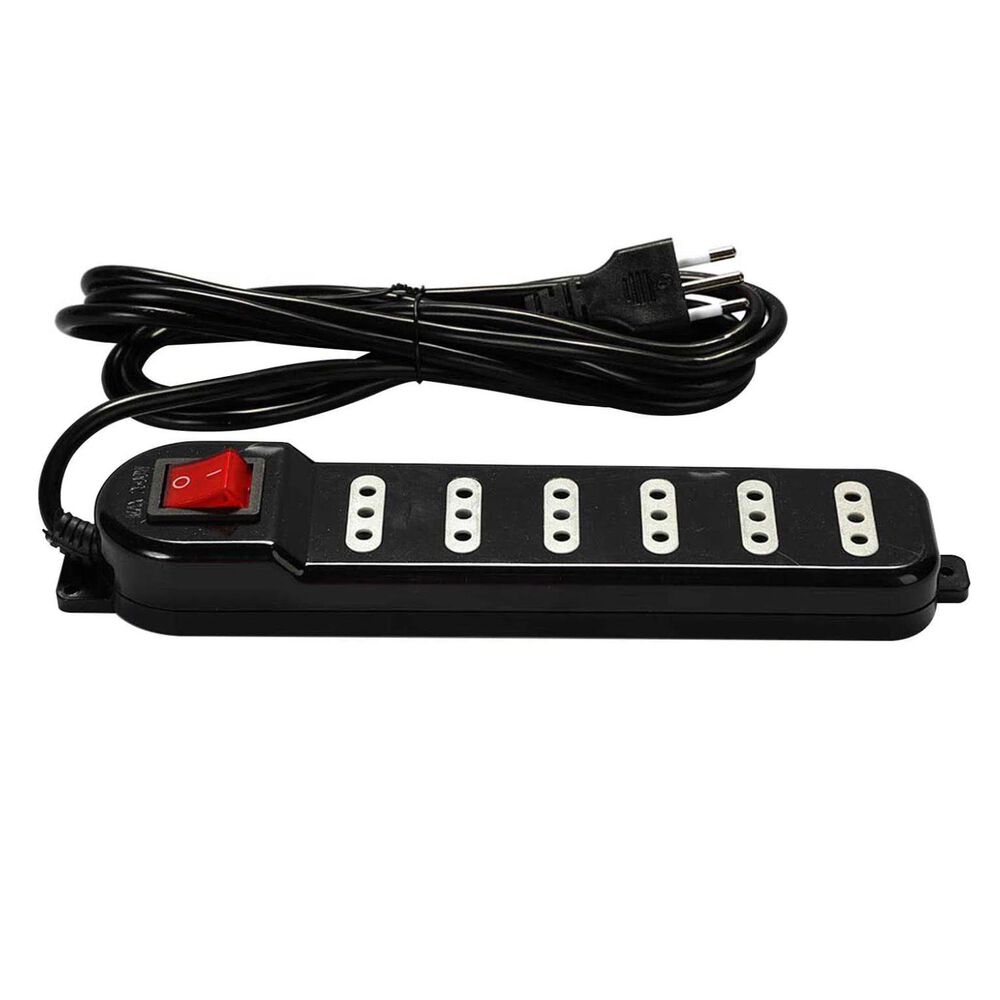 Zapatilla Alargador 3mt 5 Entradas Negro image number 2.0