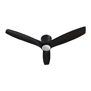 Ventilador De Techo Faro Negro Con Luz Led 3 Colores 42 Primaterm