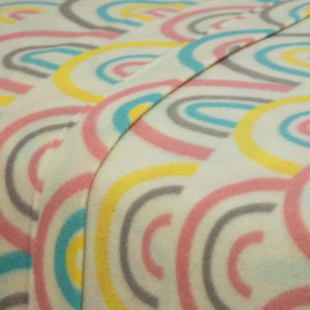 Juego De Sábanas De Polar Casaideal Kids Arcoiris / 1.5 Plazas image number 2.0