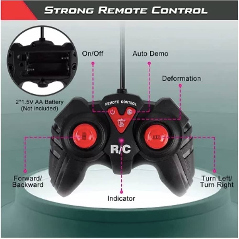 Auto A Control Remoto Transformer Bombero Lanza Agua image number 3.0