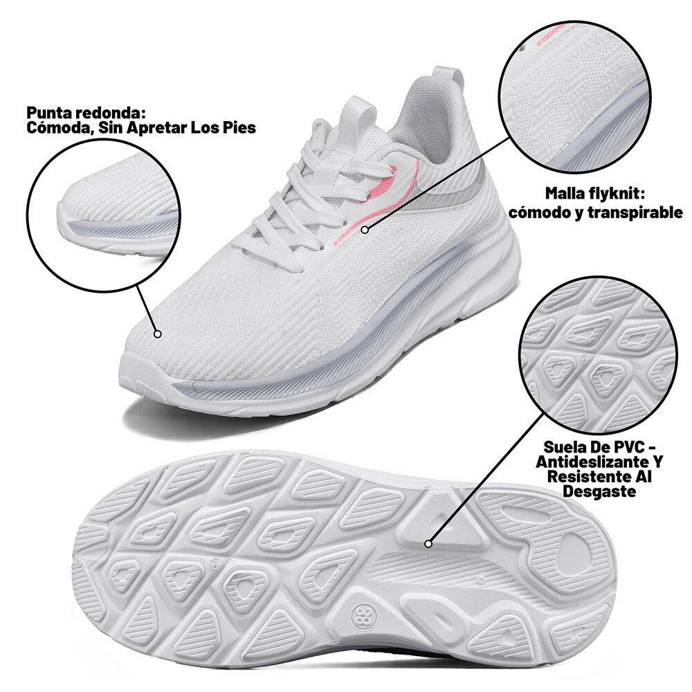 Zapatilla Deportiva Mujer Urbana Con Cordones Weide Tfa207 image number 5.0