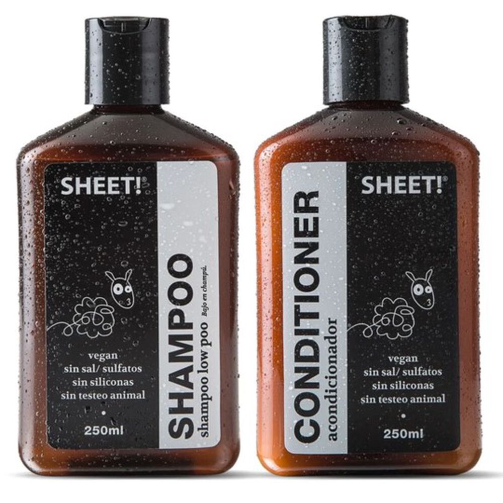 Pack Shampoo Acondicionador Low Poo Crema Uva Serum Sheet image number 1.0