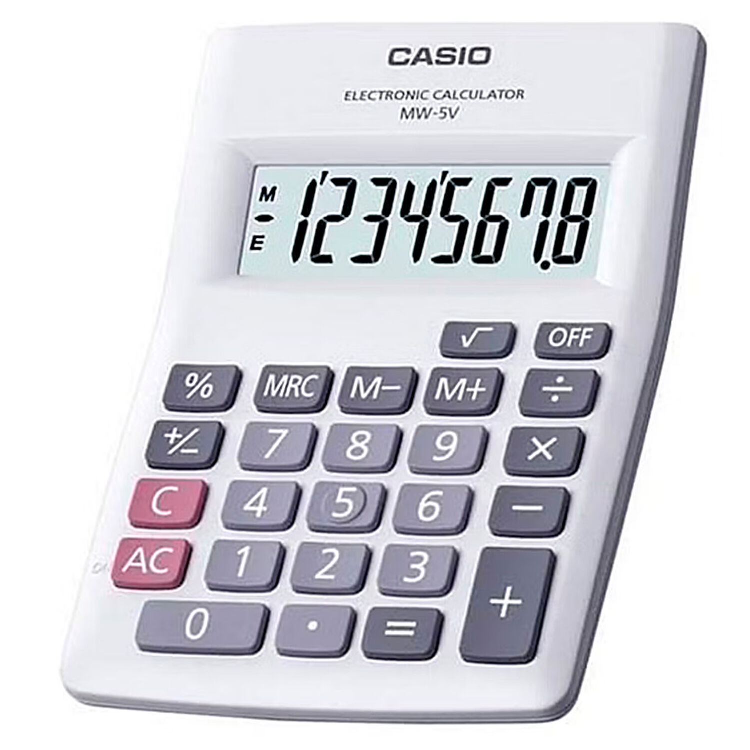 Calculadora Sobremesa Mw5v Color Blanco image number 1.0