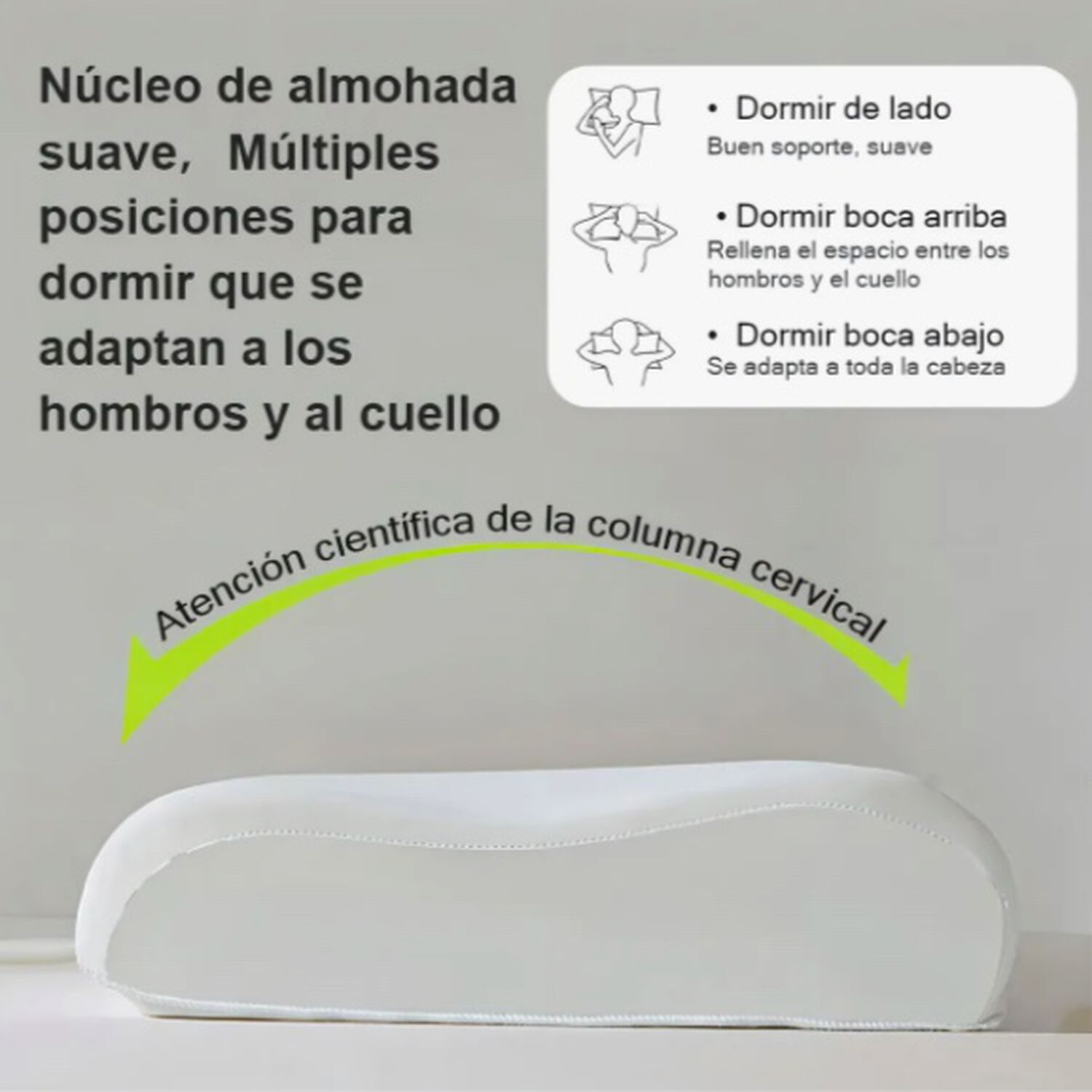 Pack X2 Almohada Memory Foam image number 3.0