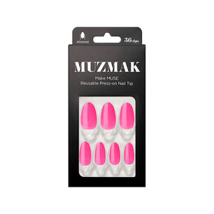 Muzmak - U&ntilde;as Press On Punch Pink Almond 36 U.