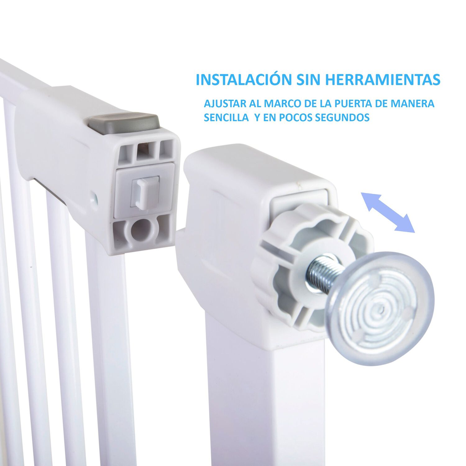 Reja Seguridad Puerta Y Escalera Mascotas Perro Beb&eacute; Bebesit image number 3.0