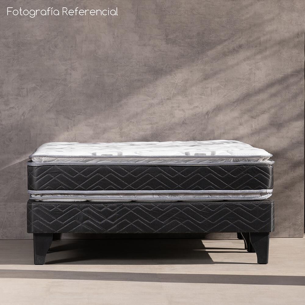 Cama Europea Celta Terapeutic / 2 Plazas / Base Normal  + Set De Maderas image number 3.0