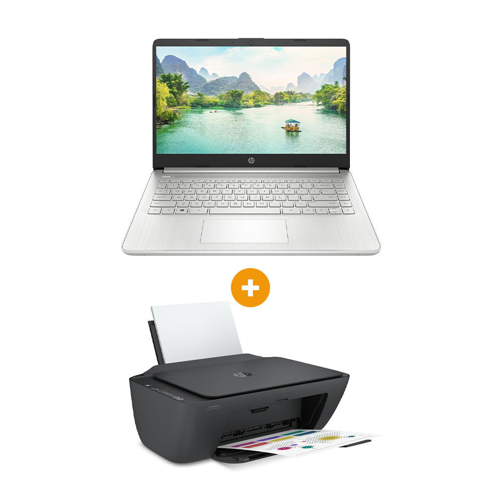 Notebook Hp 14"  14-DQ2025LA / Intel Core I3 / 4 Gb Ram / 256 Gb Ssd + Impresora Multifuncional Hp Advantage 2774 image number 0.0