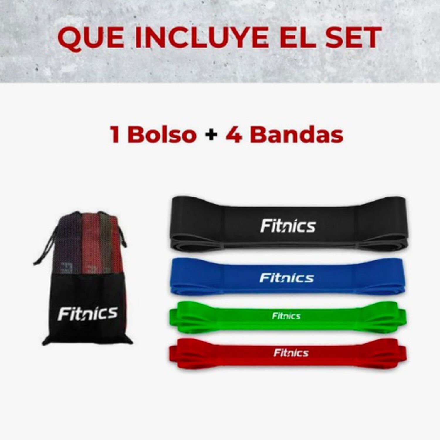 Bandas Elasticas Resistencia Set 4 image number 3.0