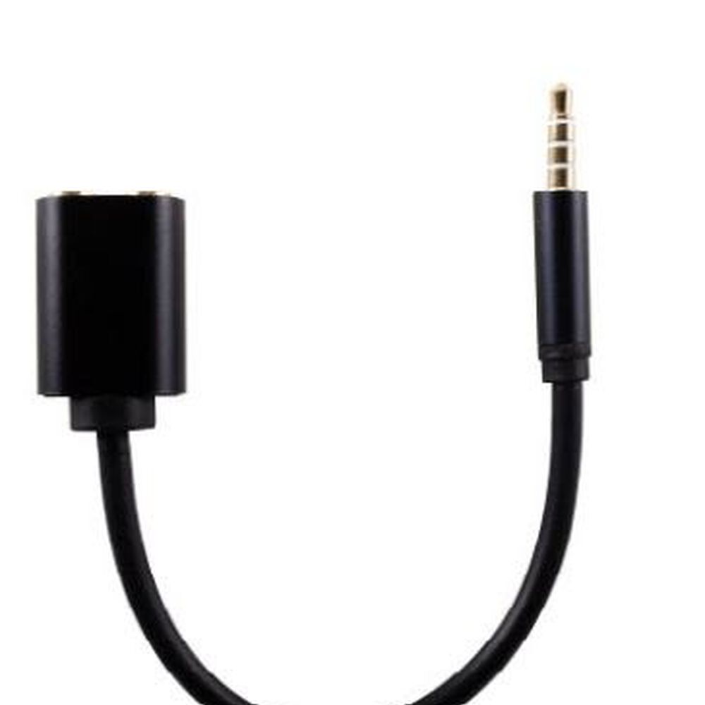 Adaptador De Audio De 3.5 Mm A 2 Salidas 3.5 Mm Audio Y Mic image number 1.0