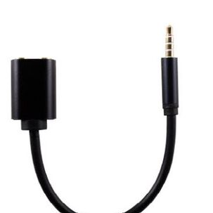 Adaptador De Audio De 3.5 Mm A 2 Salidas 3.5 Mm Audio Y Mic