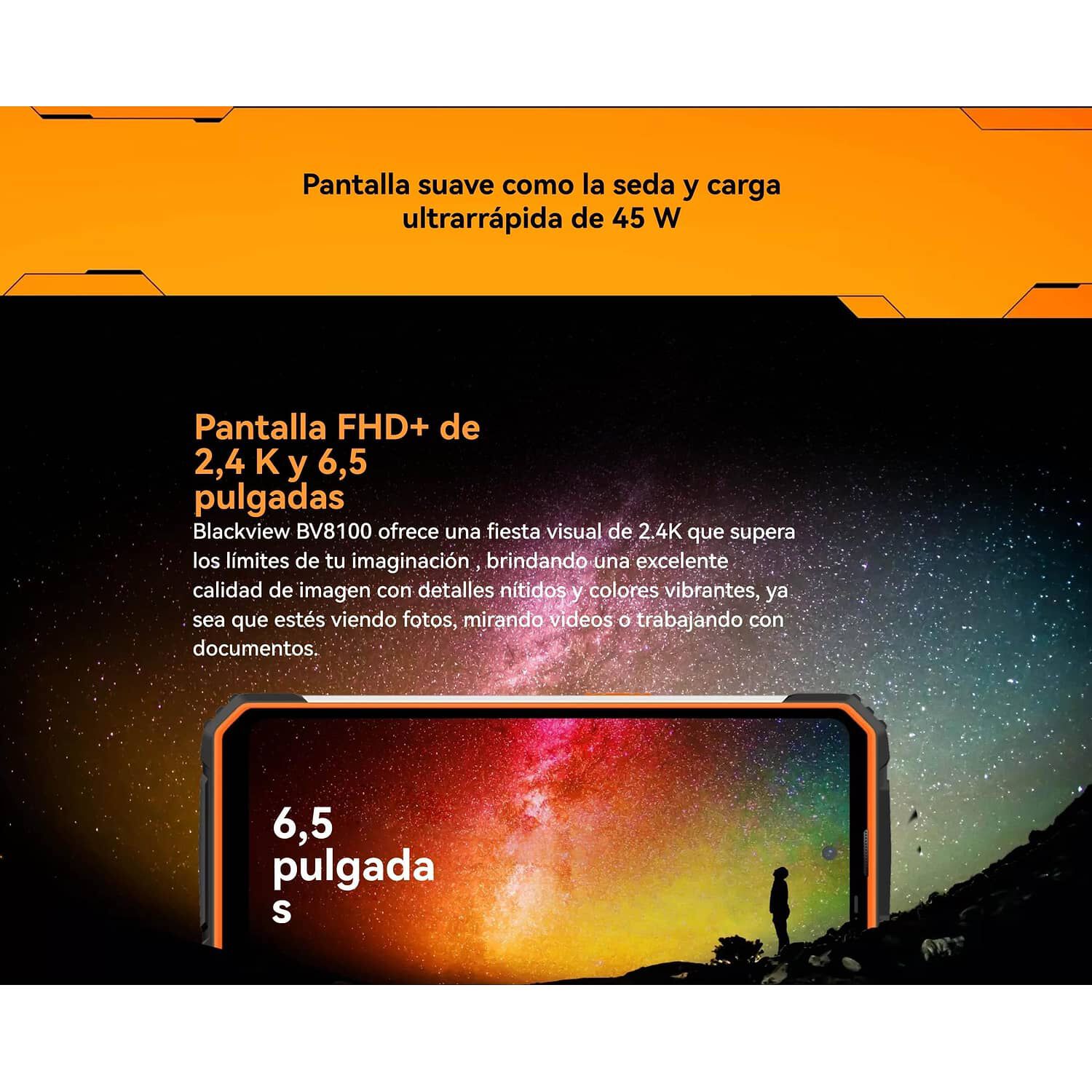 Blackview Bv8100 - Smartphone Rugged 50 Mp, Pantalla 2.4k, Bater&iacute;a 8800 Mah image number 4.0