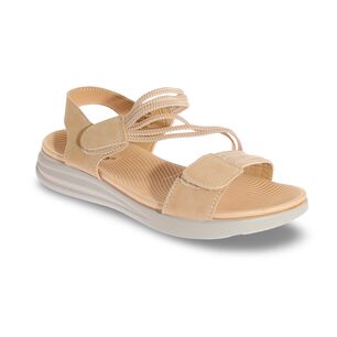 Sandalia Confort Beige V&iacute;a Franca Art. 5kd55beige