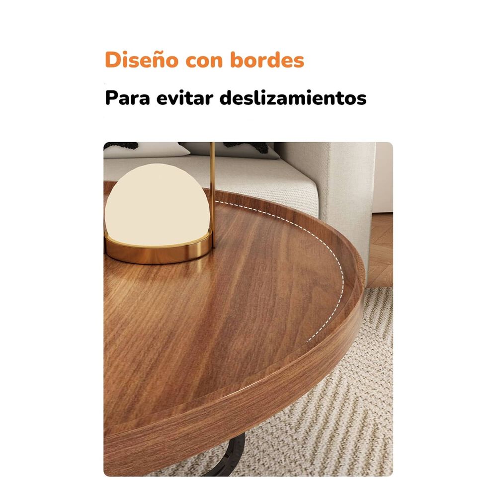 Mesa De Centro Redonda 70cm By Lubabycas image number 4.0