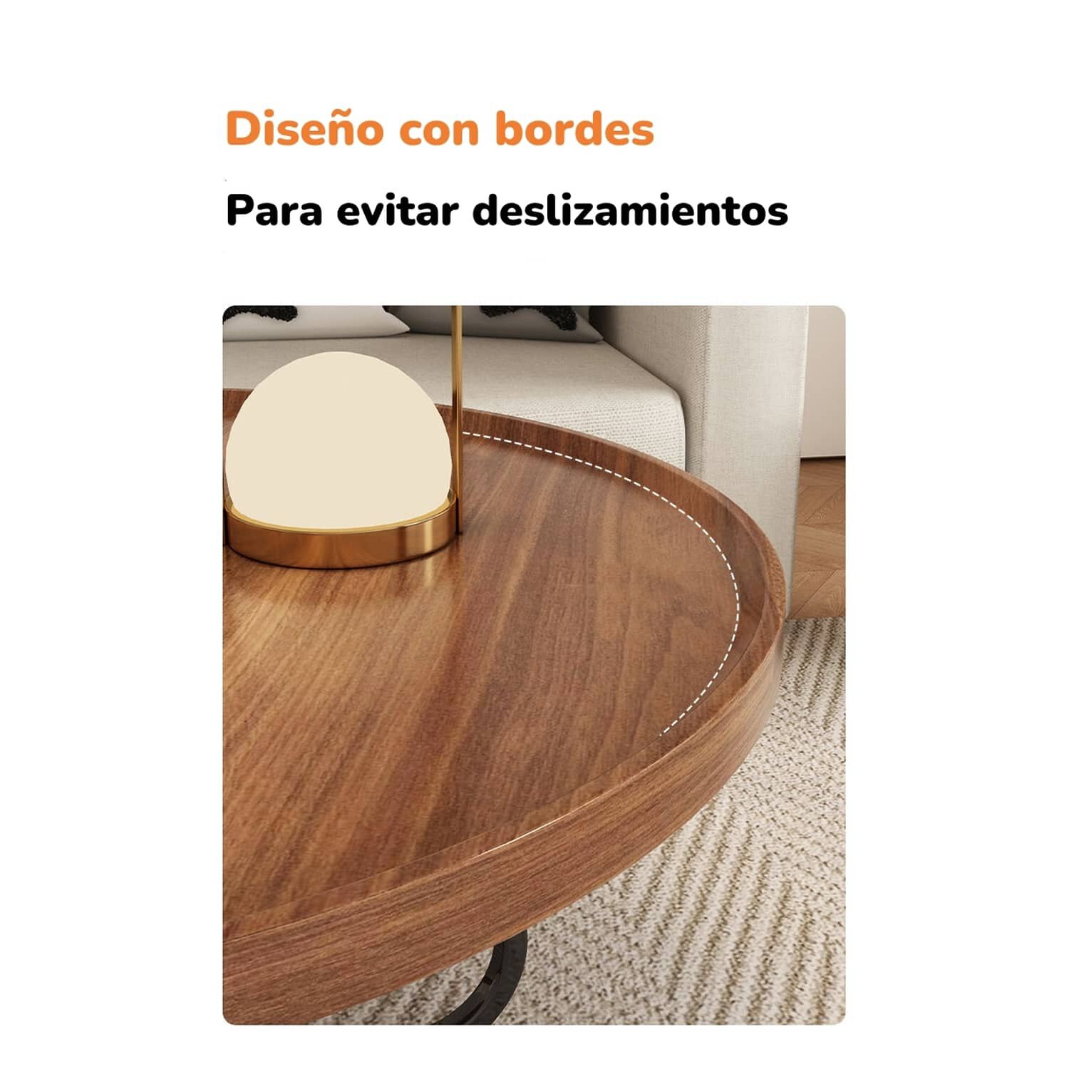 Mesa De Centro Redonda 70cm By Lubabycas image number 4.0