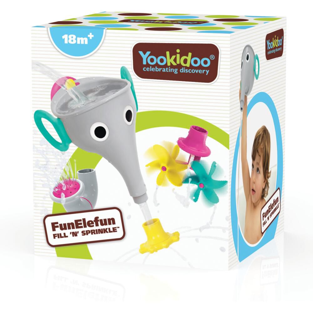 Juego De Agua Elefante Embudo Gris Yookido image number 5.0