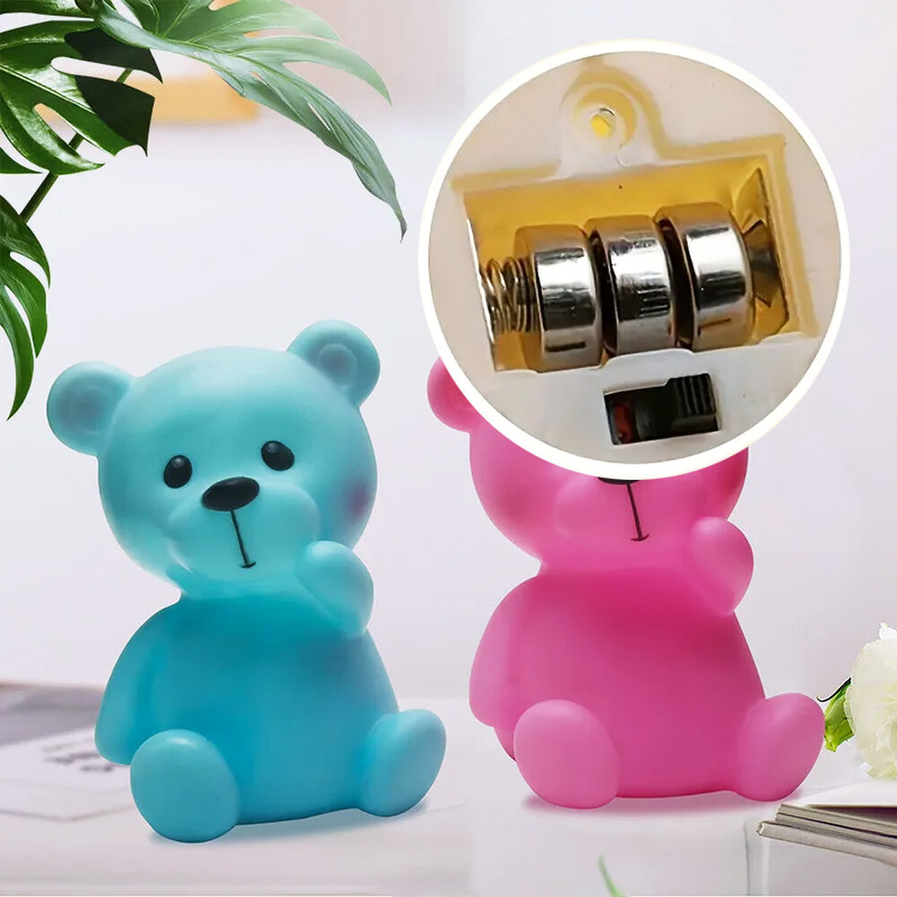 Lampara Mini Led Espanta Cuco Luz Nocturna Ni&ntilde;os + Baterias image number 2.0