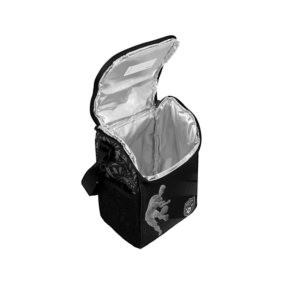 Lonchera T&eacute;rmica Xtrem Froster 6xt F&uacute;tbol Negro/gris image number 3.0