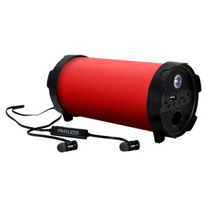 Bazooka Prosound Roja Bluetooth Estilo Y Potencia En Una Bocina