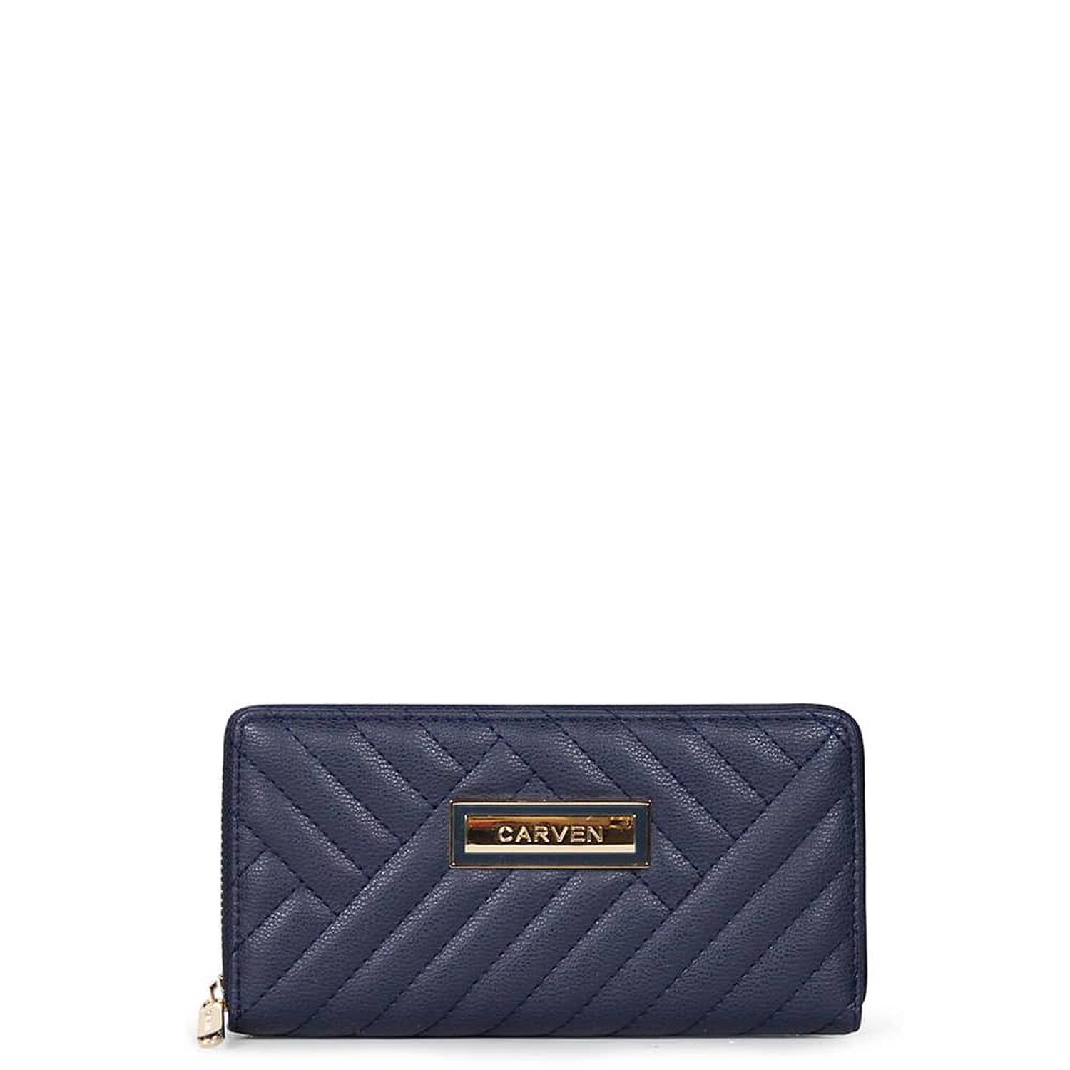 Billetera De Mujer Ava Azul Carven image number 0.0