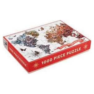 Rompecabeza Wendy Gold: Butterfly Migration - 1000 Piezas