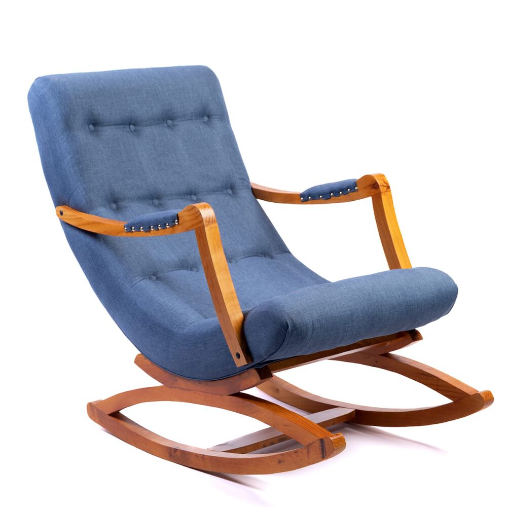 Silla Mecedora Lino Indigo image number 0.0