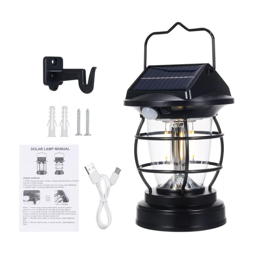 Lampara Para Exterior Luz Solar Impermeable Con Sensor image number 3.0