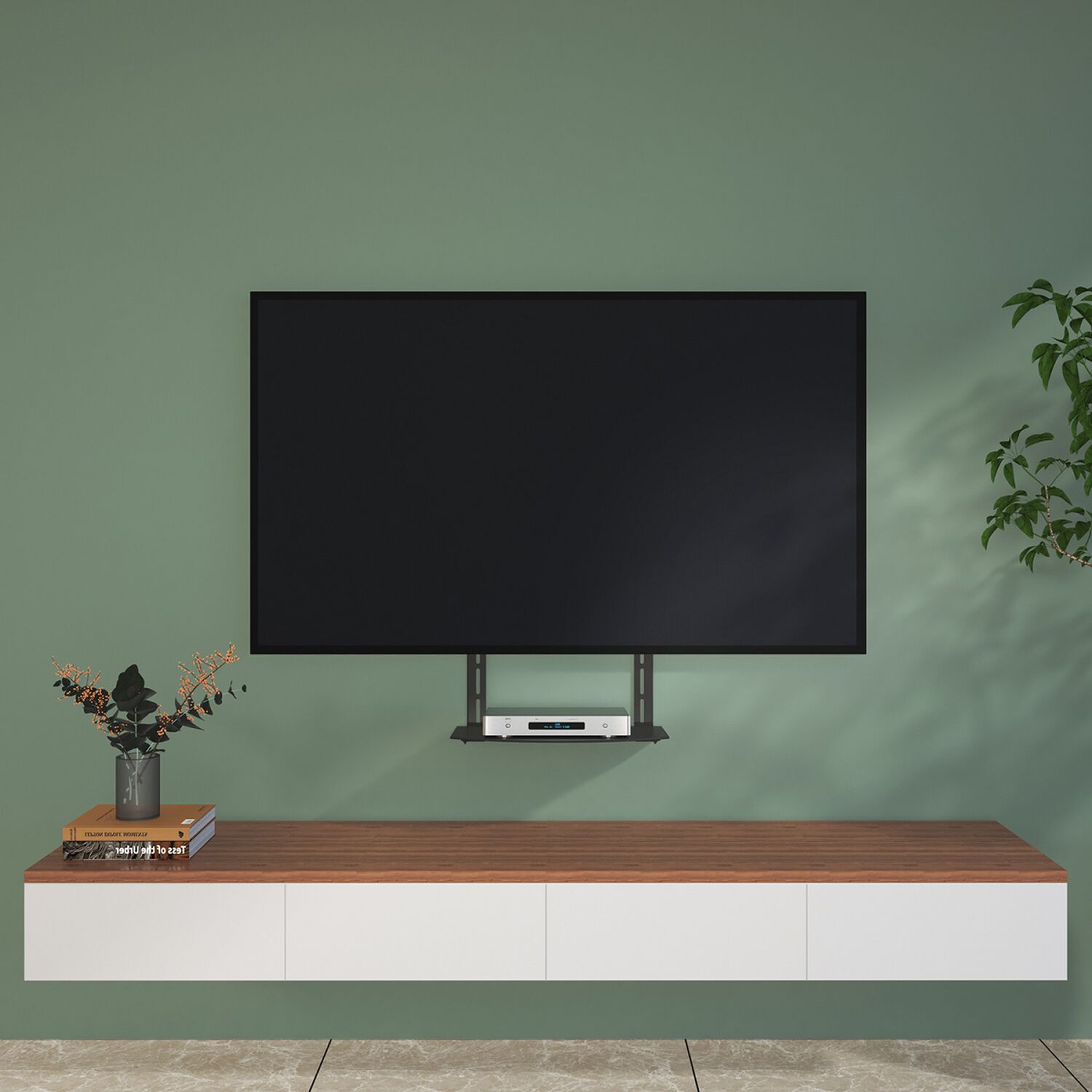 Soporte Para Router - Deco - Multiuso - 10kg Pared O Tv 40cm Brasforma image number 4.0