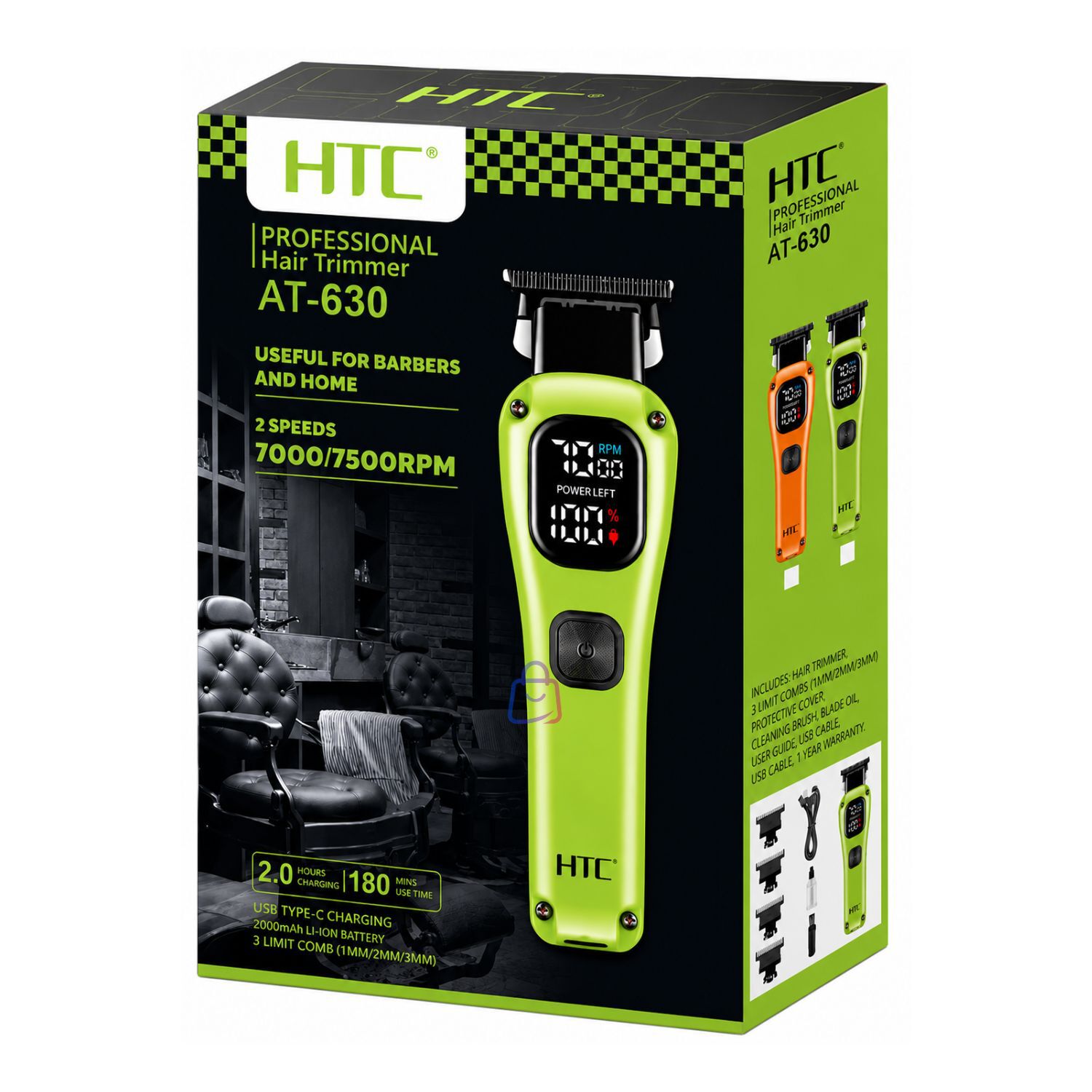 Patillera Htc Profesional T-blade Recargable Usb-c 5v - Ps image number 3.0