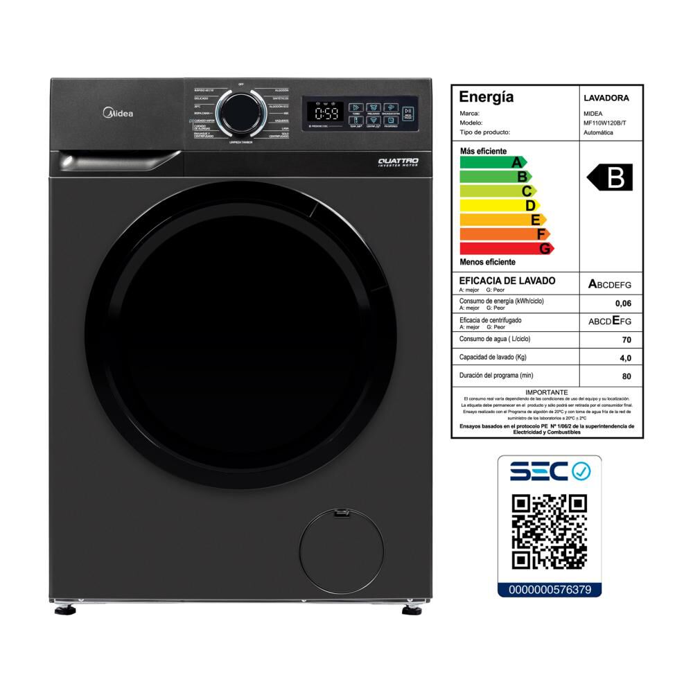 Lavadora Midea Mf110w120b/t / 12 Kilos image number 8.0