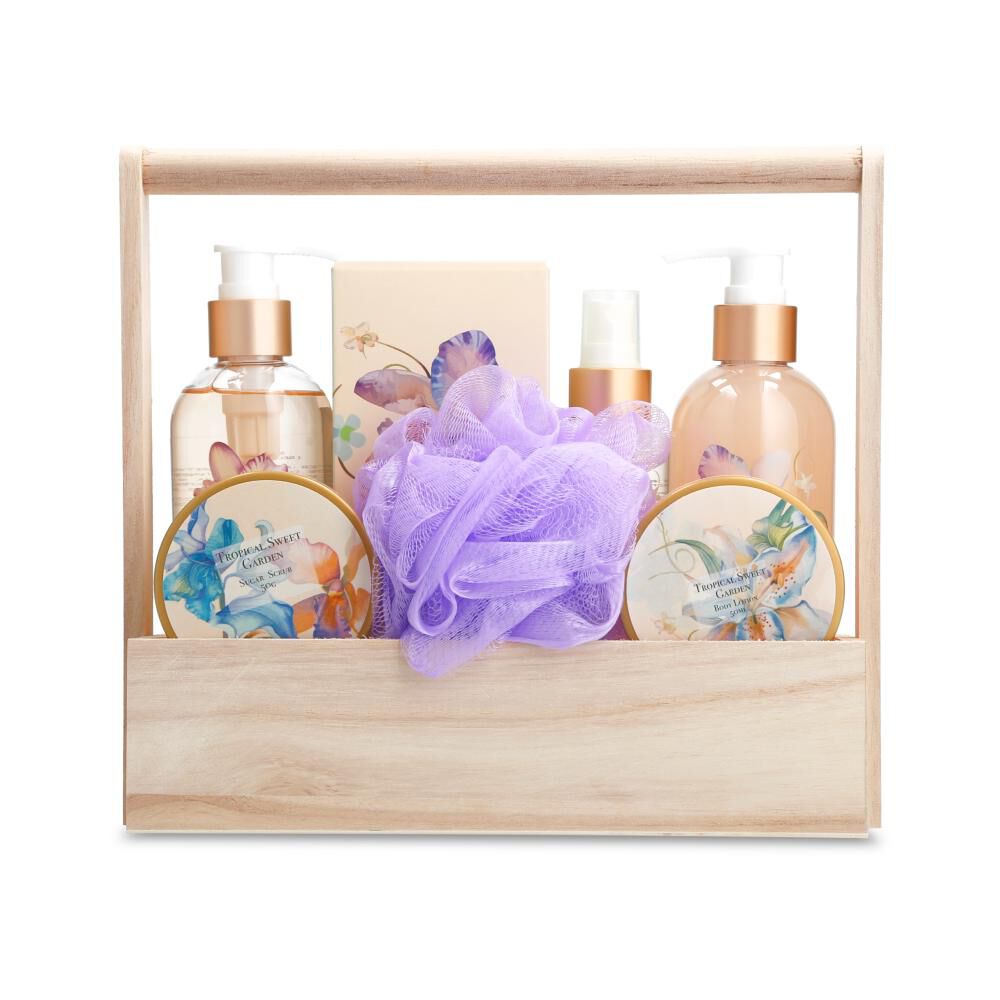 Set De Spa Set Geeps Secret / 100 Ml + 50 Grs + 50 Grs + 90 Ml + 190 Ml + 50 Ml / + Gel De Ducha + Sales De Baño + Exfoliante Para El Cuerpo + Splash Corporal + Burbujas Para El Baño + Loción Corporal image number 1.0