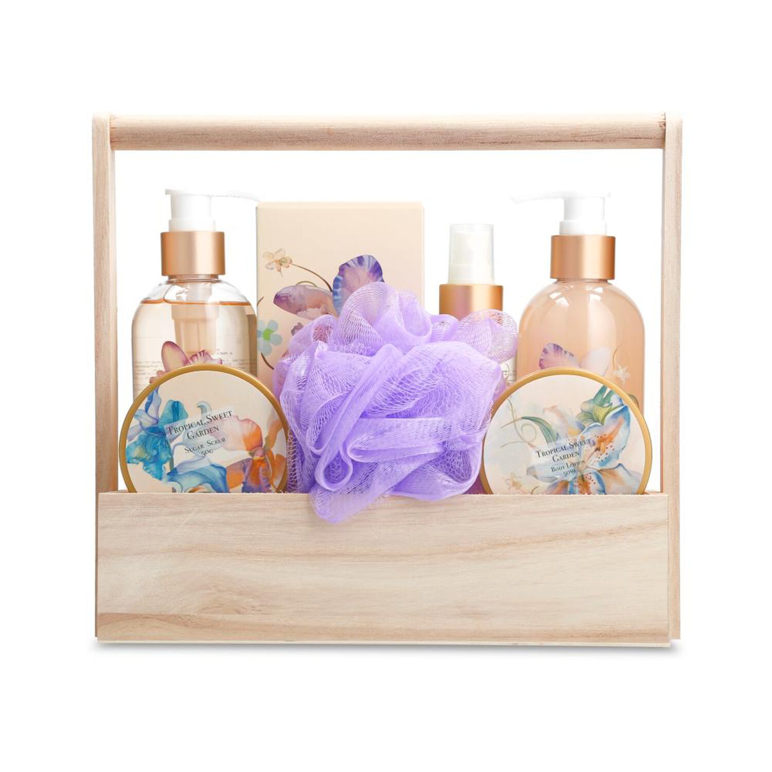 Set De Spa Set Geeps Secret / 100 Ml + 50 Grs + 50 Grs + 90 Ml + 190 Ml + 50 Ml / + Gel De Ducha + Sales De Ba&ntilde;o + Exfoliante Para El Cuerpo + Splash Corporal + Burbujas Para El Ba&ntilde;o + Loci&oacute;n Corporal image number 1.0