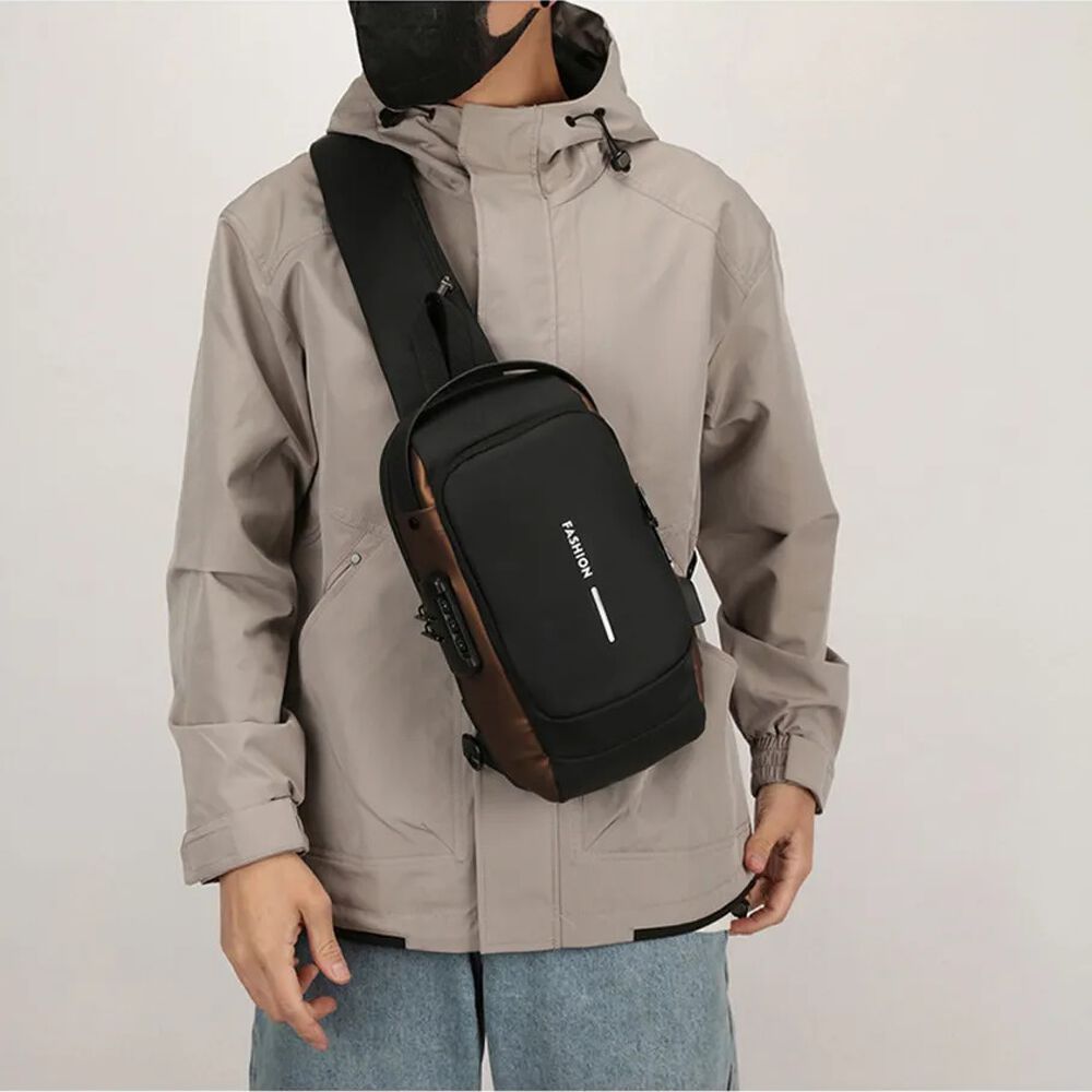 Mochila De Moto Anti-robo Impermeable Bandolera Deportivo image number 1.0