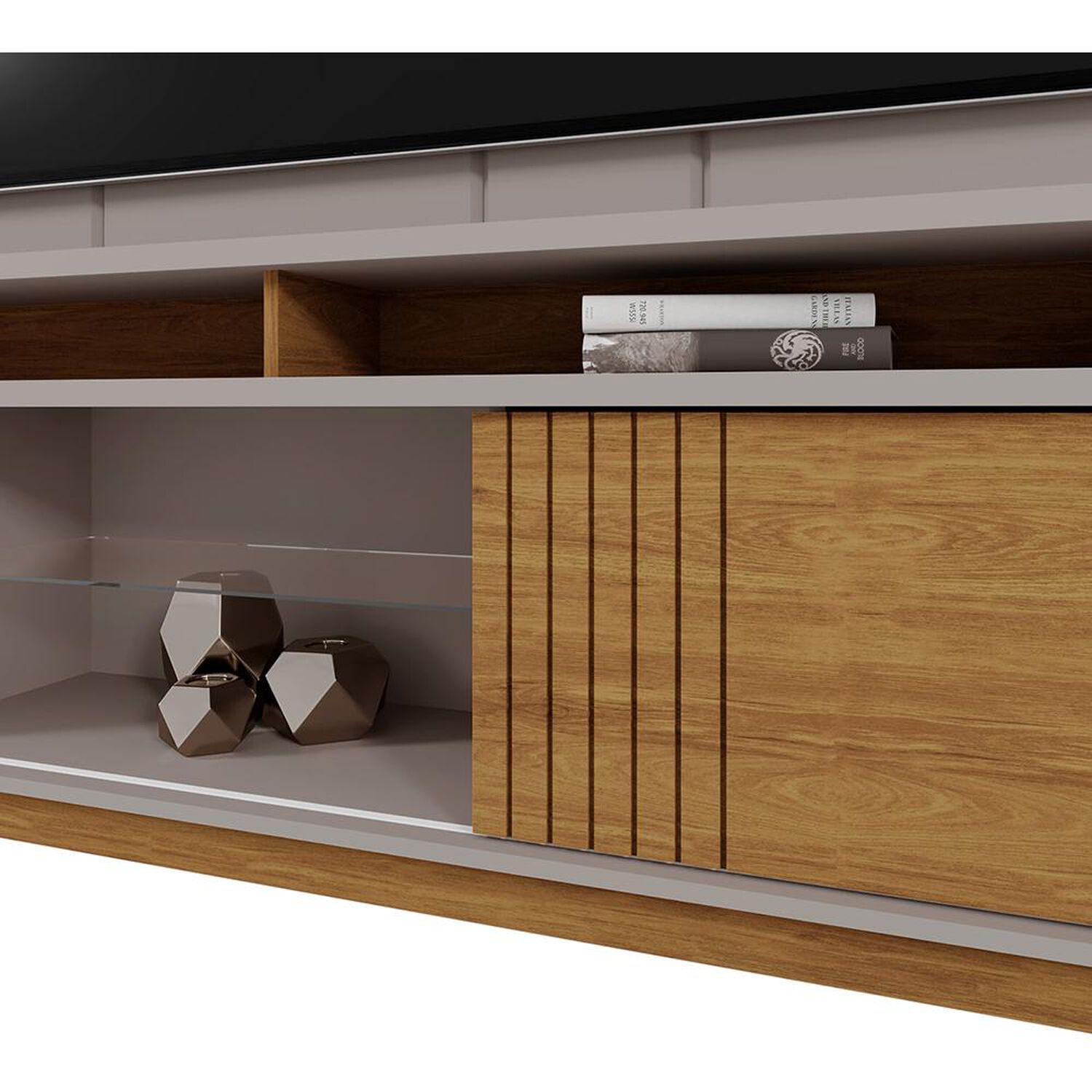 Rack Vekkahome Home Tv Vinhedos / 2 Puertas image number 3.0