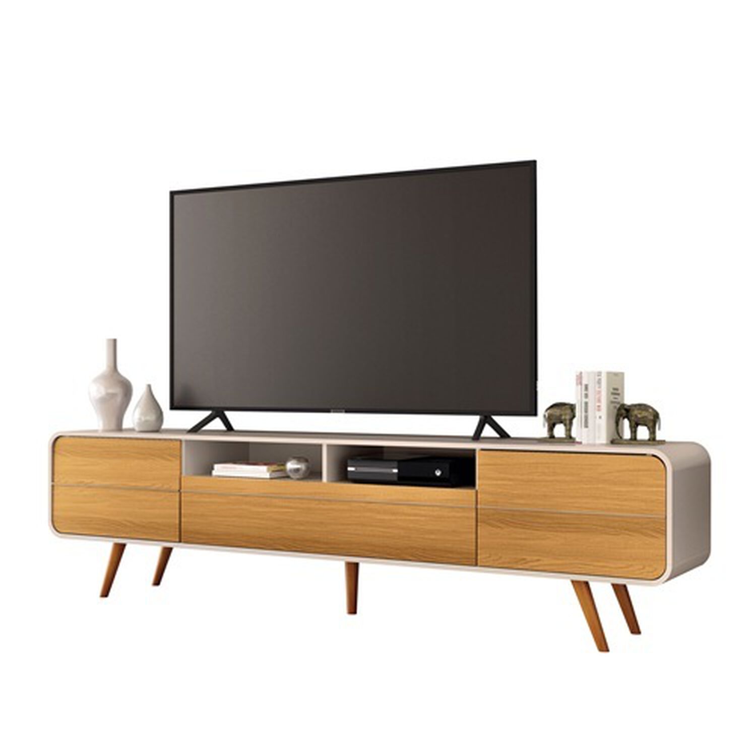 Rack Tv Marsella 85" 220x57x40 Cm image number 4.0