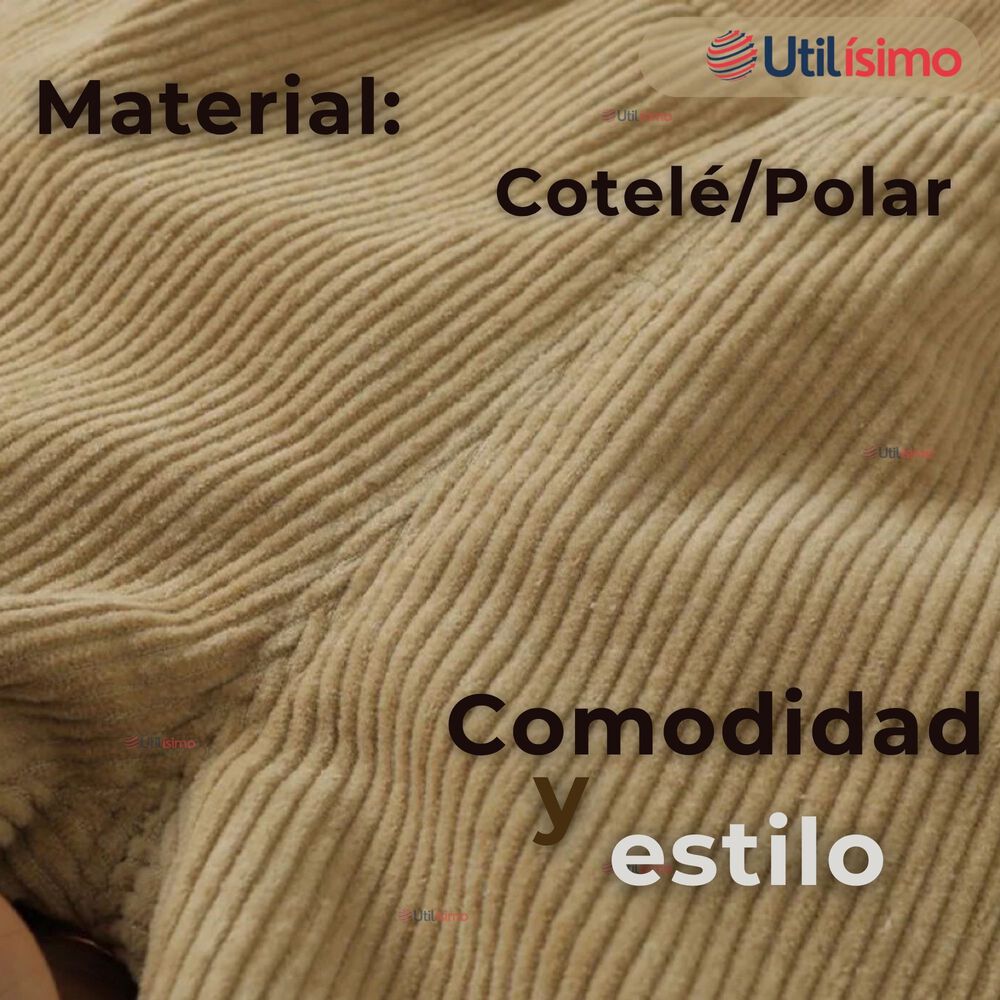 Buzo Cotel&eacute; Forrado En Polar Ni&ntilde;o Pantal&oacute;n Beige image number 1.0