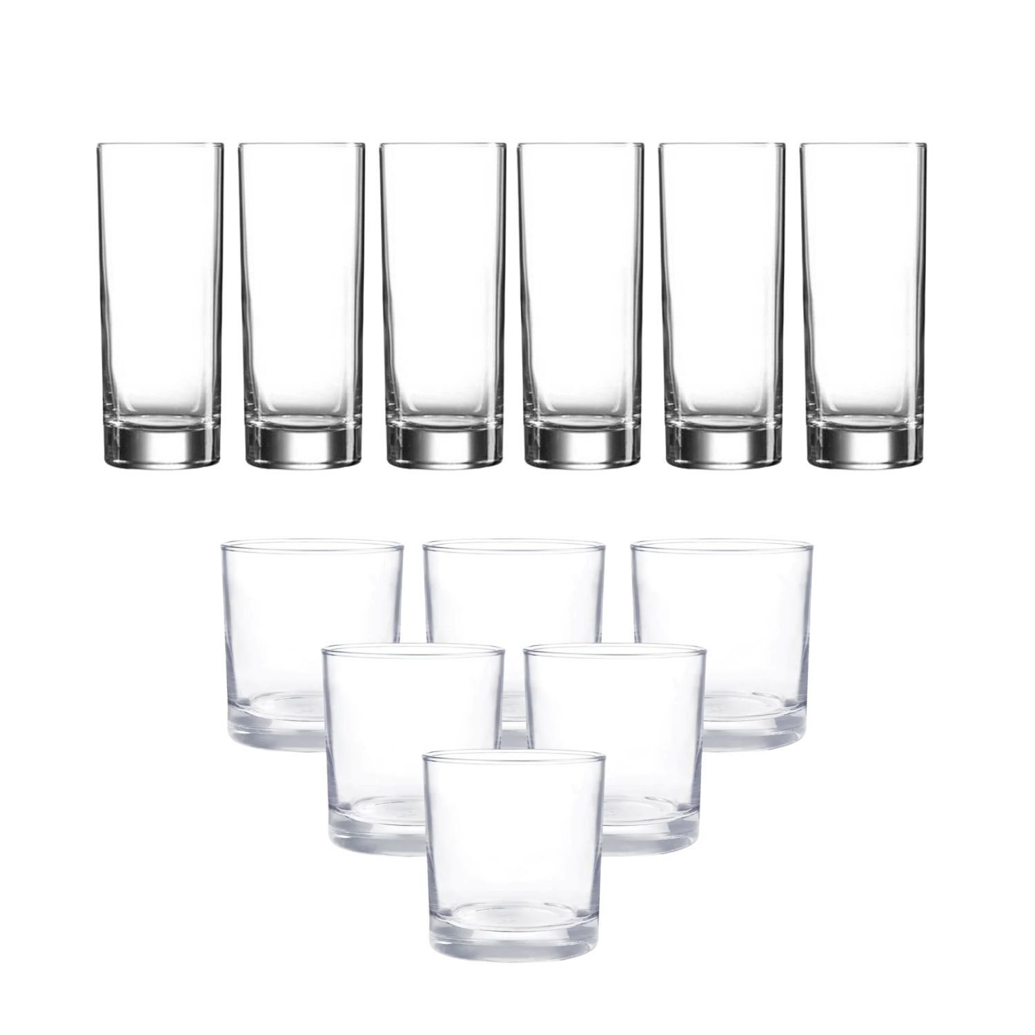 Set 12 Vasos Lexington Menaje Cristar Cocina Elegante Vidrio image number 3.0