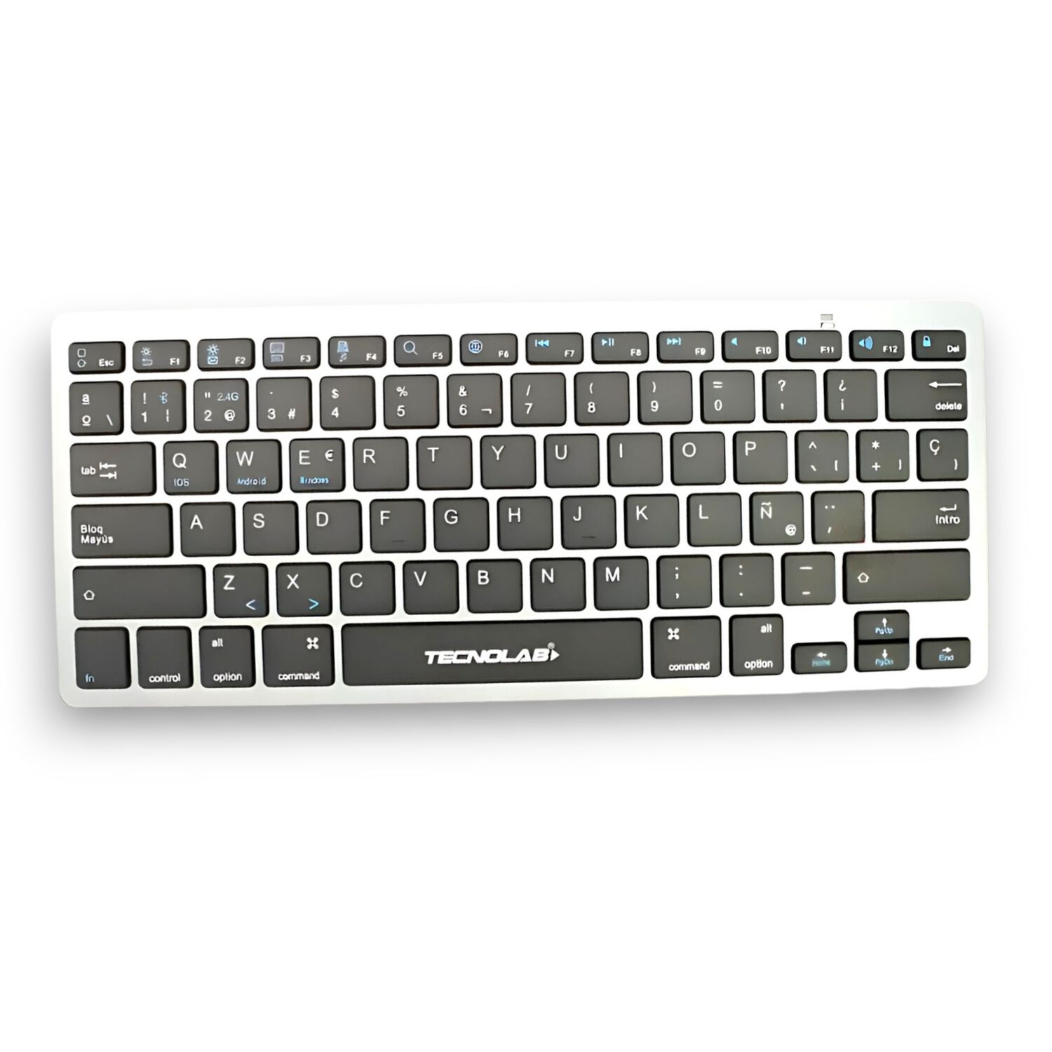 Kit Teclado Y Mouse Inal&aacute;mbrico Conexi&oacute;n Bluetooth + Usb 2g image number 4.0
