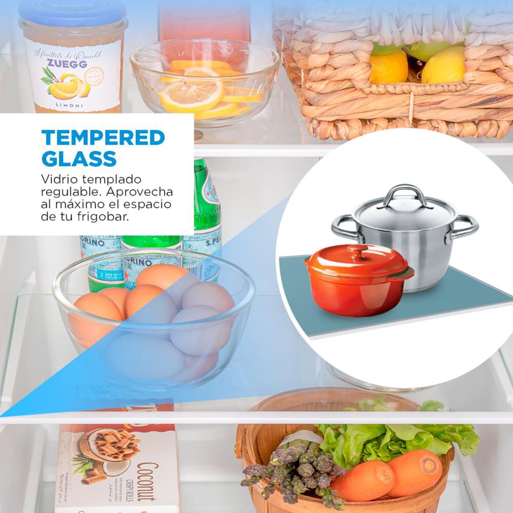Refrigerador Bottom Freezer Midea MDRB369FGE50 / Frío Directo / 259 Litros / A+ image number 6.0