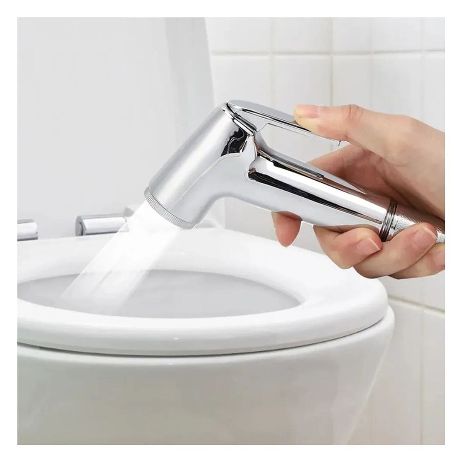 Ducha Bidet Arabe Manual Higi&eacute;nica Tel&eacute;fono Flexible Ba&ntilde;os image number 3.0