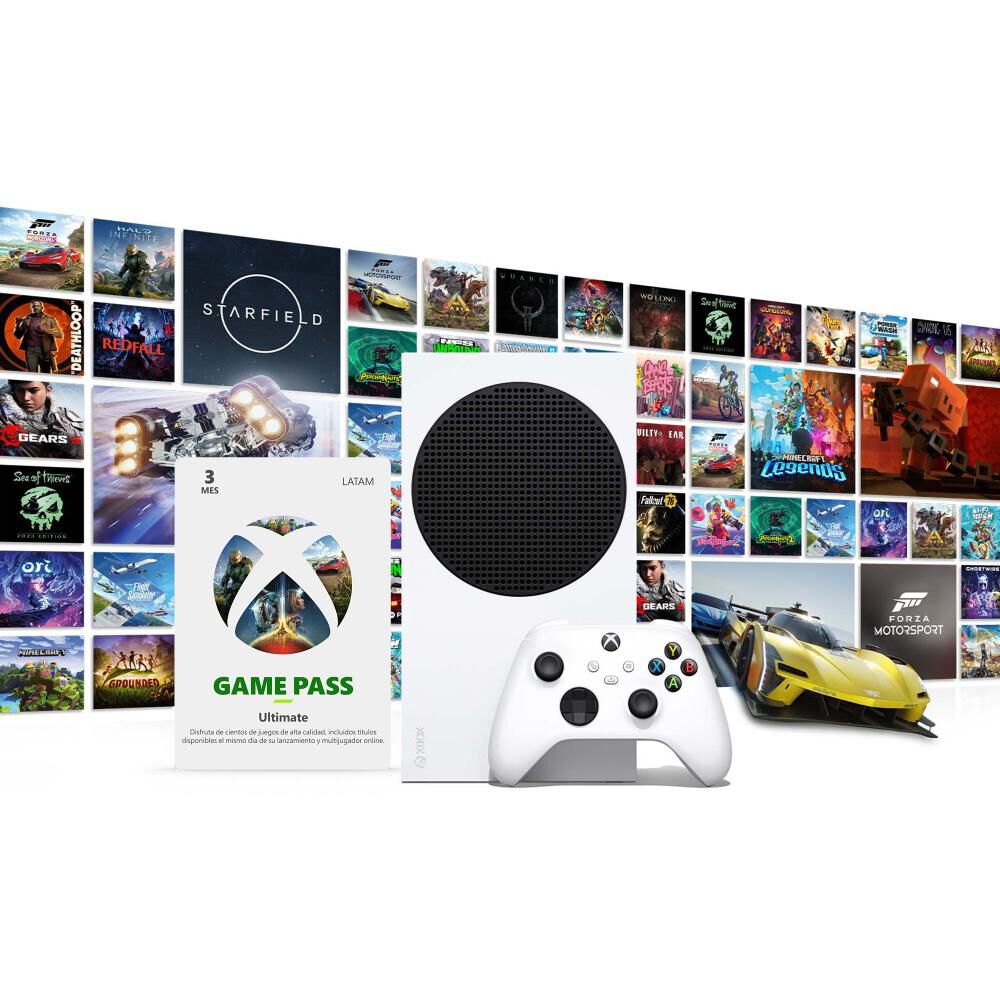 Consola Xbox Serie S + Game Pass + Control Shock Blue image number 2.0