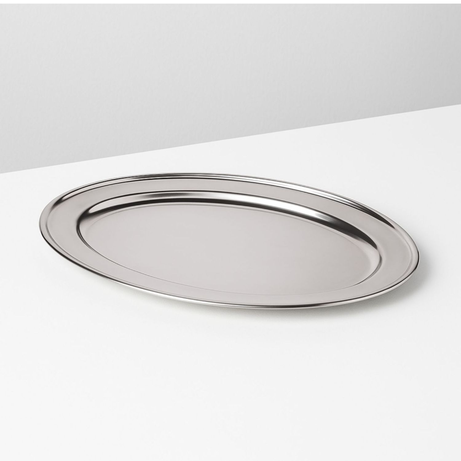 Bandeja Plato Oval Para Servicio 35cm Acero Inox Cuiner image number 1.0