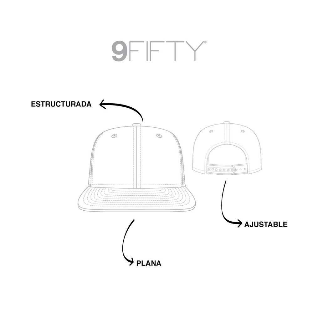 Gorra Chicago Bulls Nba 9fifty Negro image number 4.0