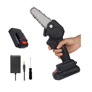 Mini Motosierra Electrica Recargable Corte Y Poda