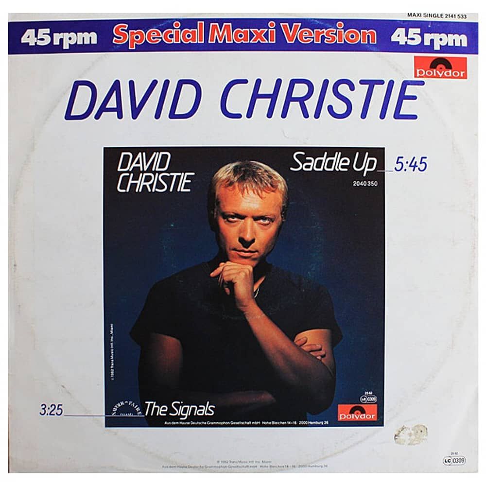 David Christie - Saddle Up | 12" Maxi Single Usado image number 3.0