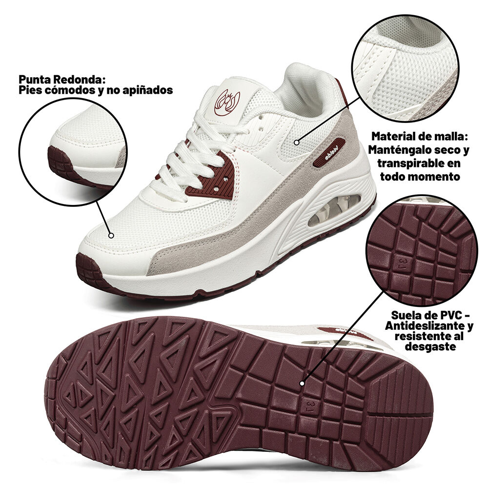 Zapatilla Urbana Casual Mujer Deportiva Clasico Weide Tfa302 image number 8.0