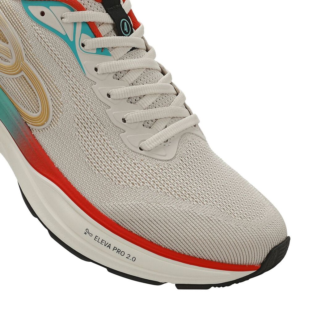 Zapatilla Running Mujer Pride 4 Celeste/rojo/arena image number 7.0