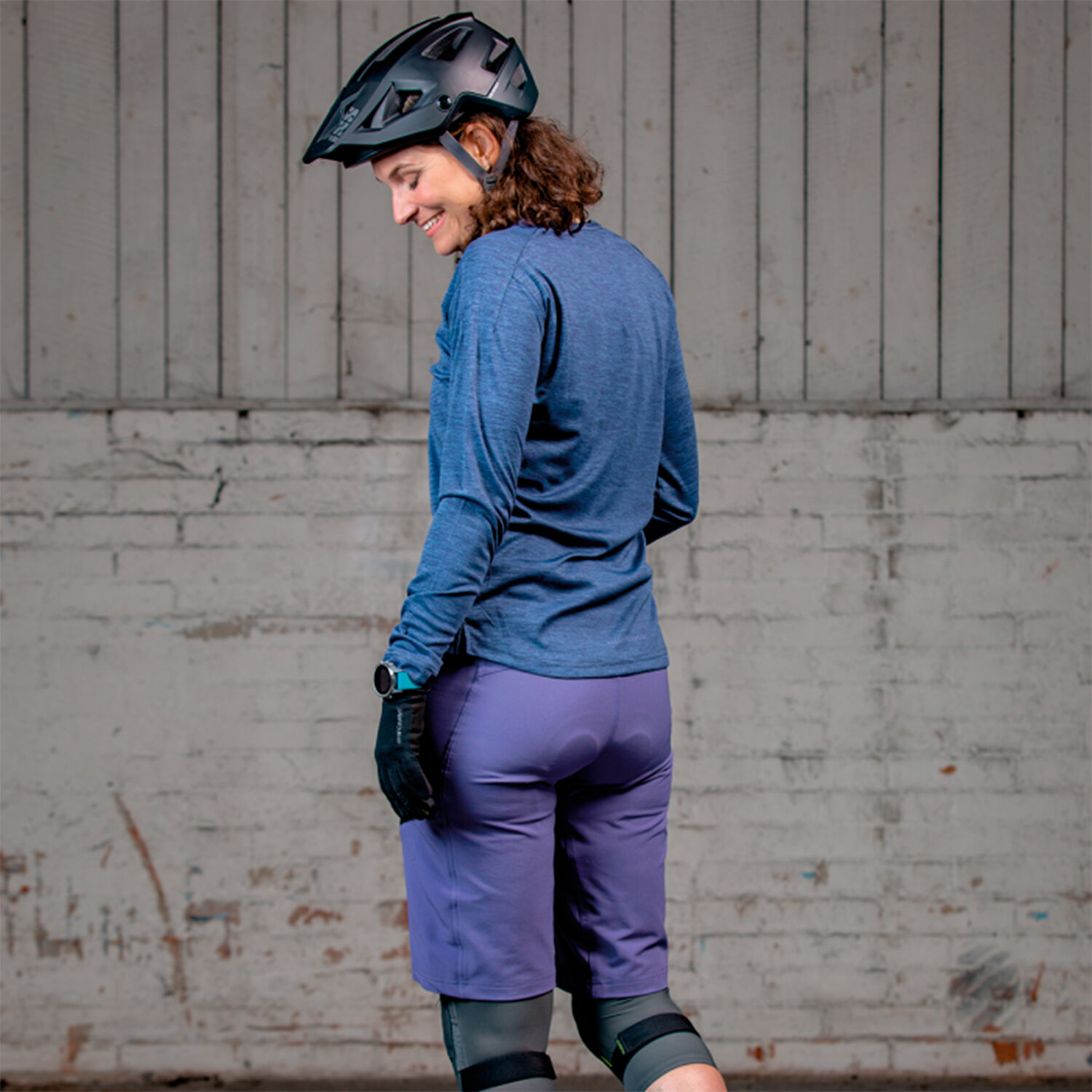 Short Ixs Mujer Carve Evo Grape L image number 2.0