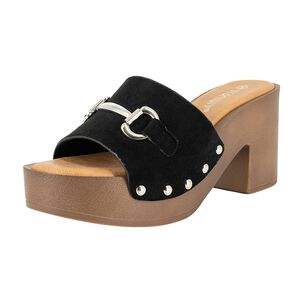 Sandalia Plataforma Rock Negro Alquimia