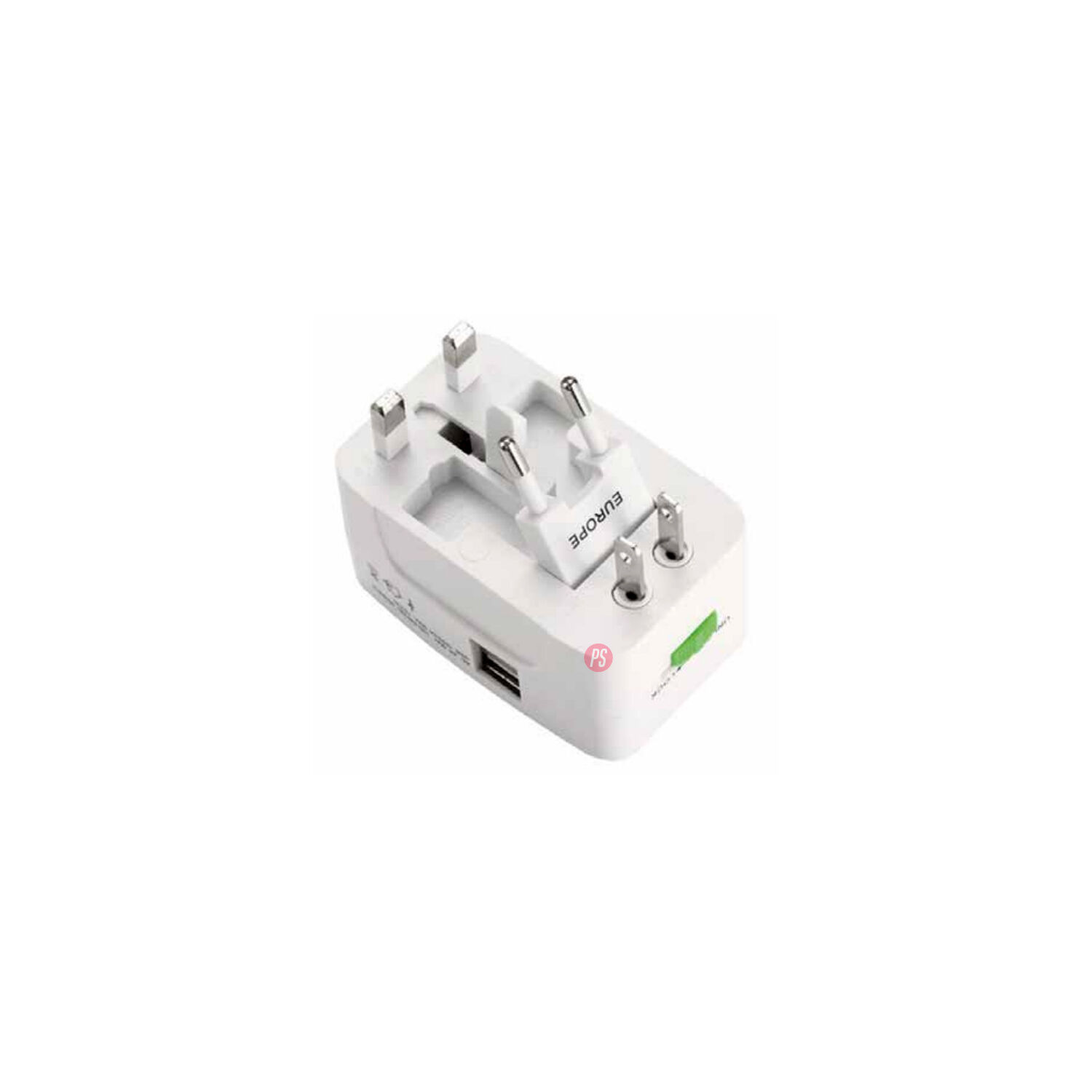Adaptador Enchufes Universal Multinorma Color Blanco - Ps image number 1.0